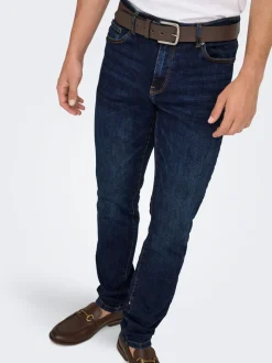 ONSLOOM Middels høy midje Slim Fit Jeans