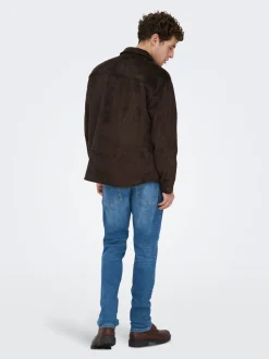 ONSLOOM Middels høyt snitt Slim Fit Jeans