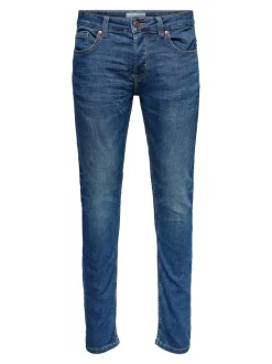 ONSLOOM Middels høyt snitt Slim Fit Jeans