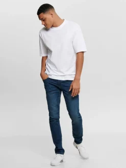 ONSLOOM Middels høyt snitt Slim Fit Jeans