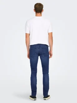 ONSLOOM Middels høyt snitt Slim Fit Jeans