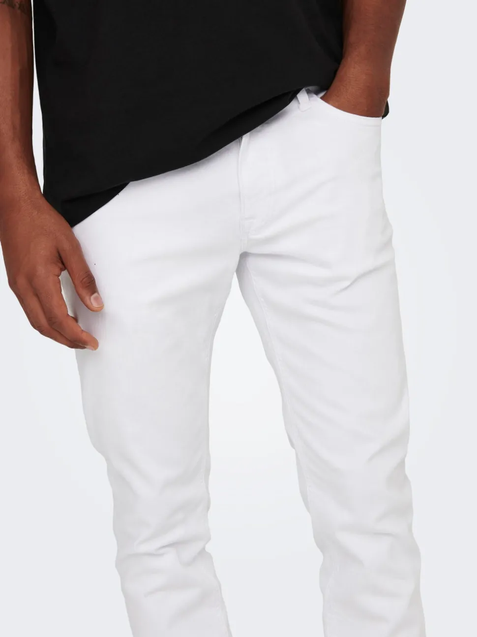 ONSLOOM Middels høyt snitt Slim Fit Jeans