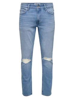 ONSLOOM Middels høyt snitt Slim Fit Jeans