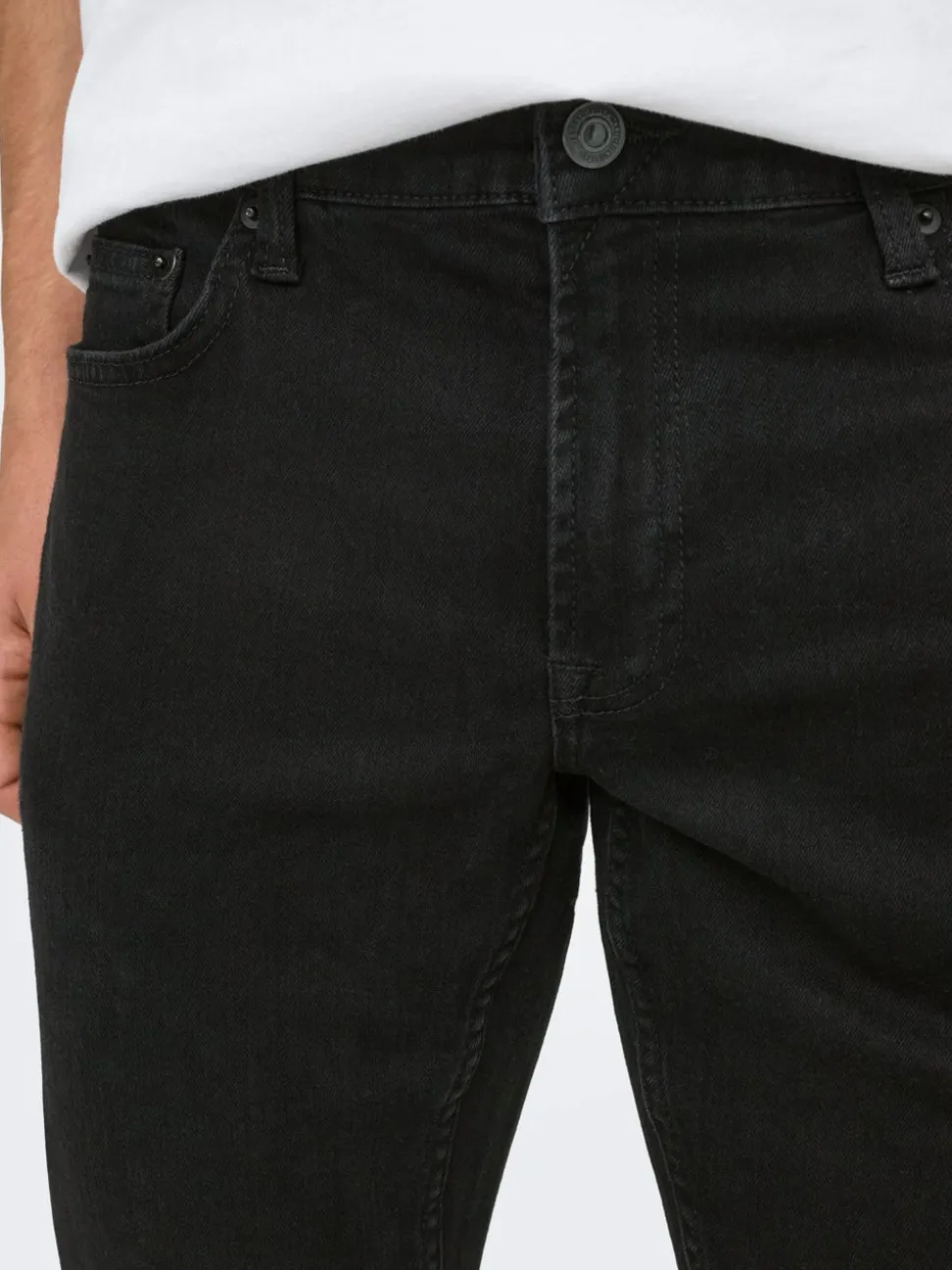 ONSLOOM Middels høyt snitt Slim Fit Jeans