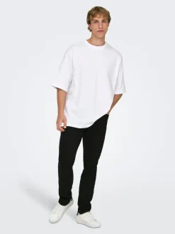 ONSLOOM Middels høyt snitt Slim Fit Jeans