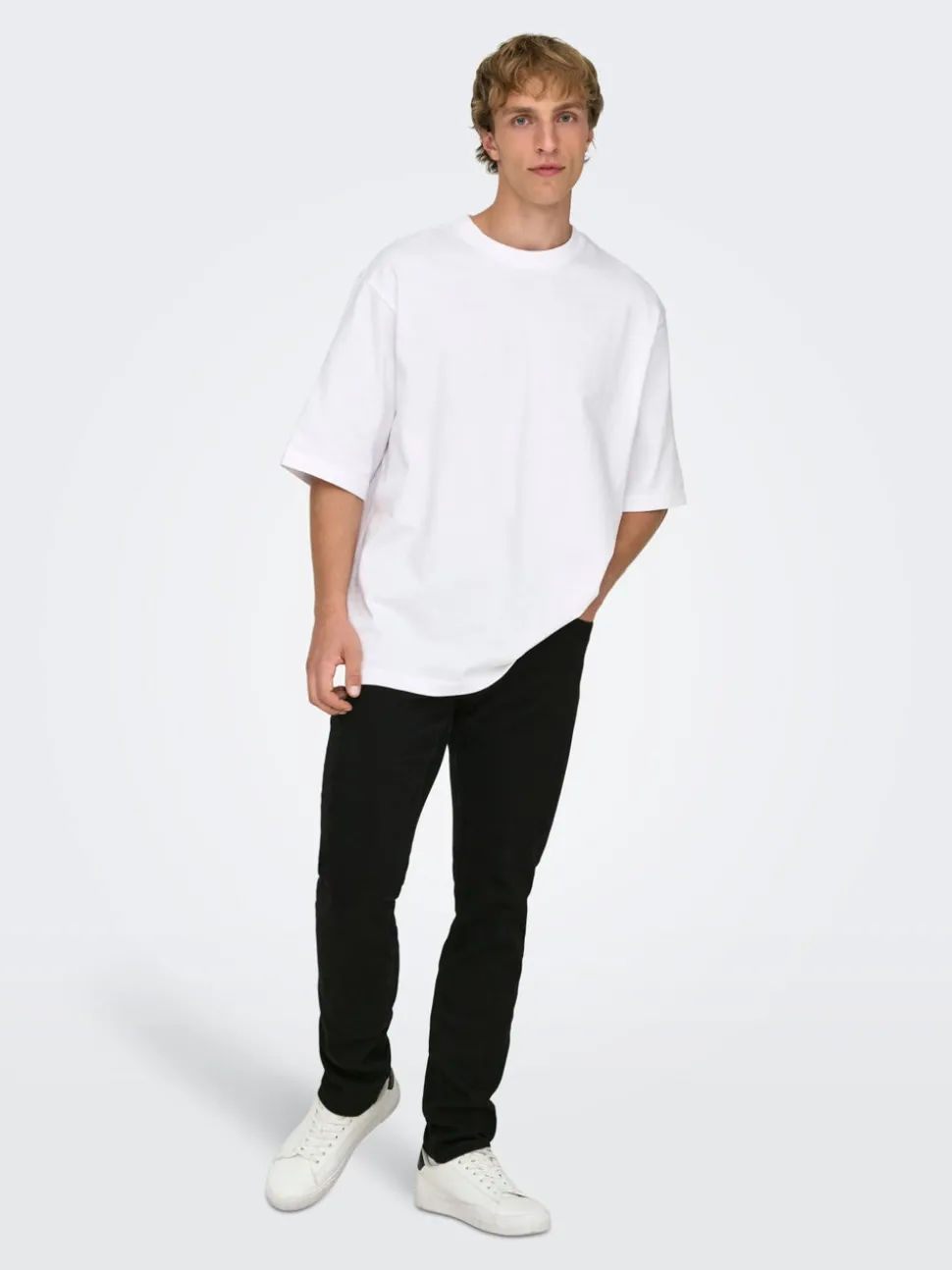 ONSLOOM Middels høyt snitt Slim Fit Jeans