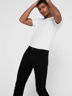 ONSLOOM Middels høyt snitt Slim Fit Jeans