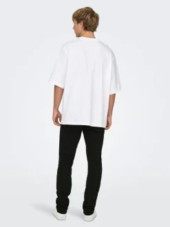 ONSLOOM Middels høyt snitt Slim Fit Jeans