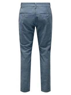 ONSMARK Tapered Fit Lin Chinobukse