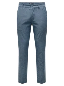 ONSMARK Tapered Fit Lin Chinobukse