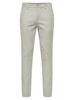 ONSMARK Tapered Fit Lin Chinobukse
