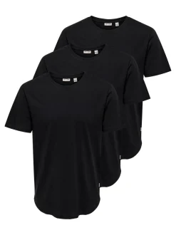 ONSMATT 3-pack T-skjorte
