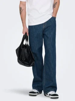 ONSREMI Middels høyt snitt Wide Leg Fit Jeans