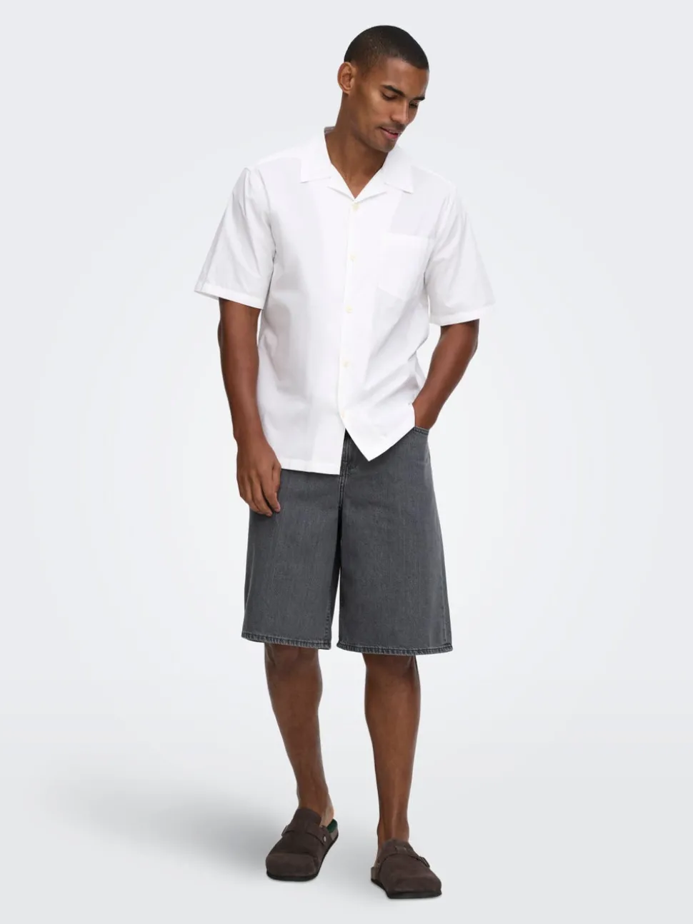 ONSREMI Middels høyt snitt Wide Leg Fit Shorts