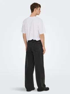 ONSREMI Middels høyt snitt Barrel-passform Jeans