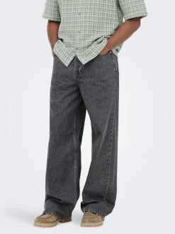 ONSREMI Middels høyt snitt Wide Leg Fit Jeans