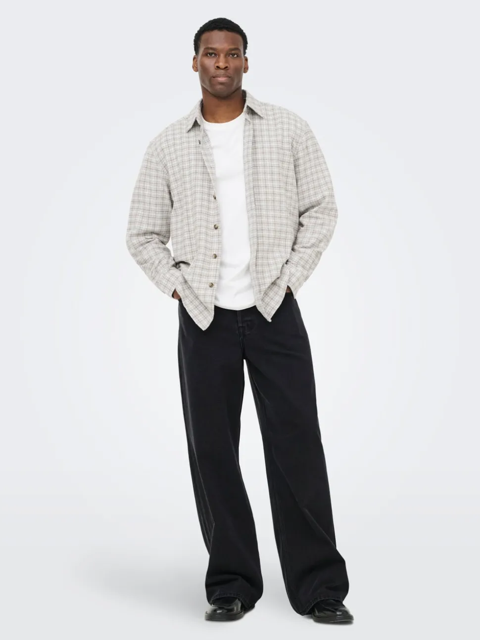 ONSREMI Middels høyt snitt Wide Leg Fit Jeans