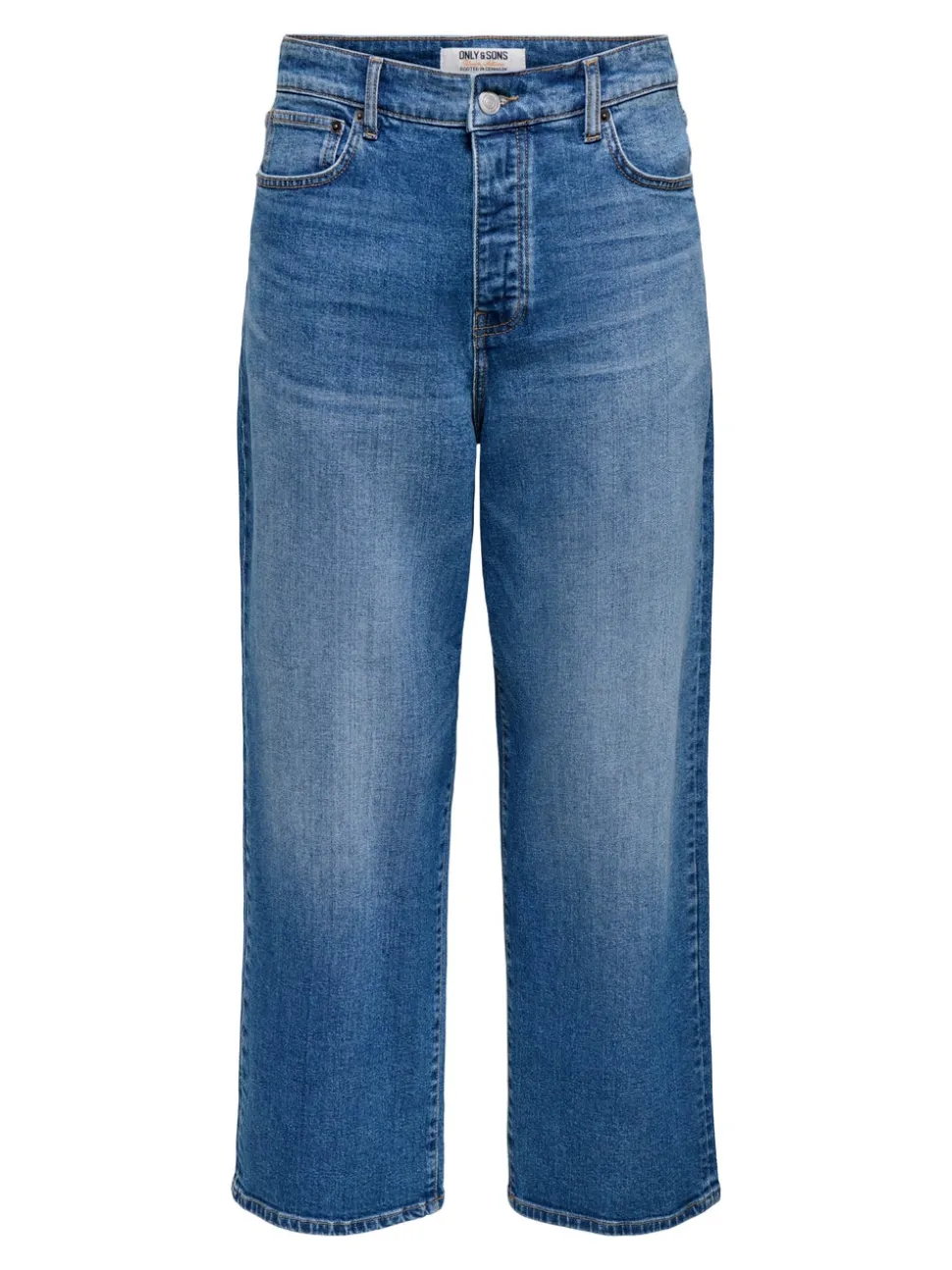 ONSREMI Middels høyt snitt Wide Leg Fit Stretch Jeans