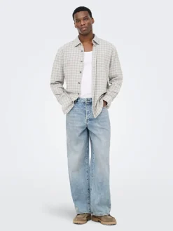 ONSREMI Middels høyt snitt Wide Leg Fit Jeans