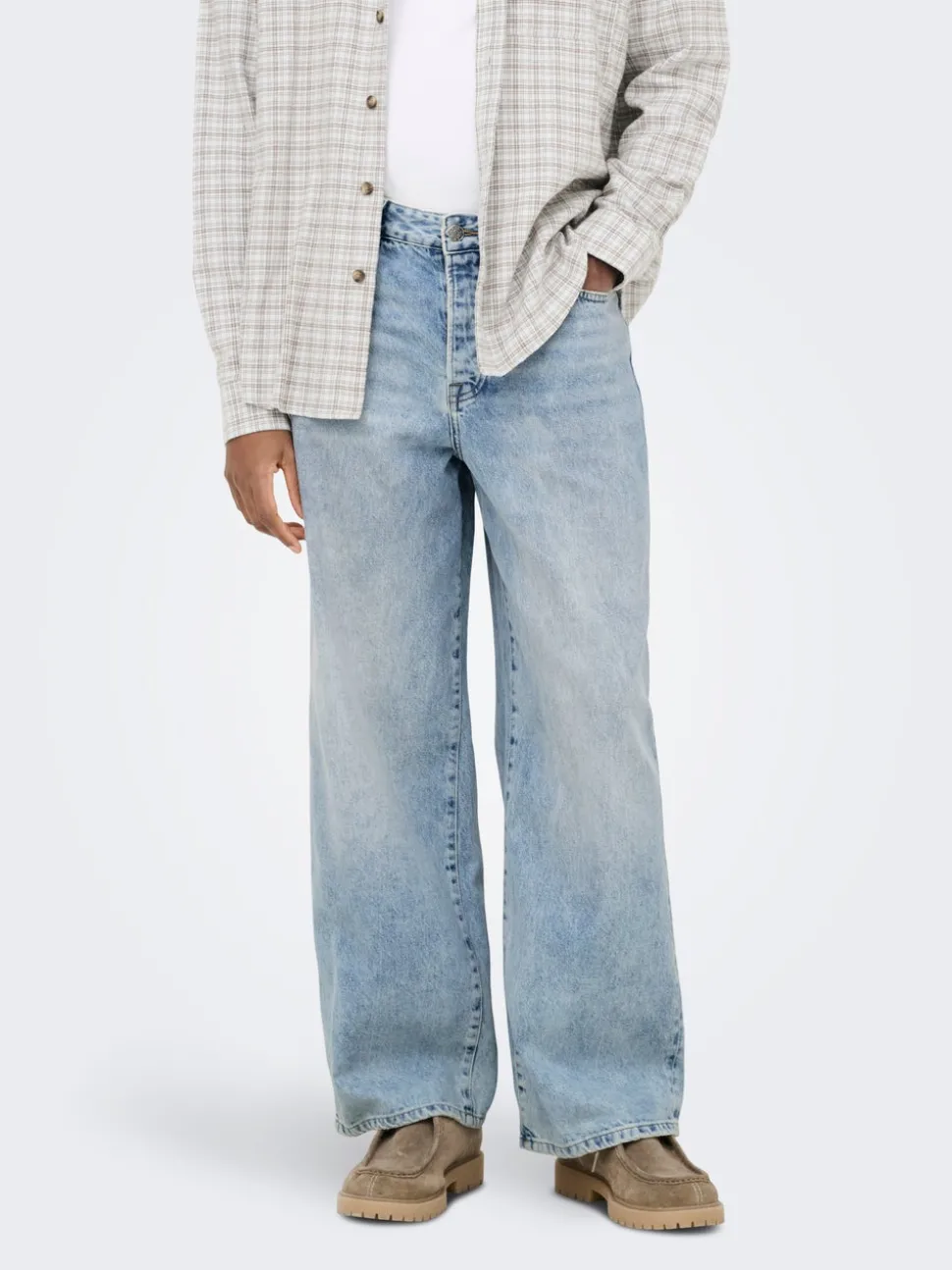 ONSREMI Middels høyt snitt Wide Leg Fit Jeans