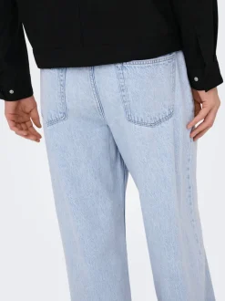ONSREMI Middels høyt snitt Barrel-passform Jeans