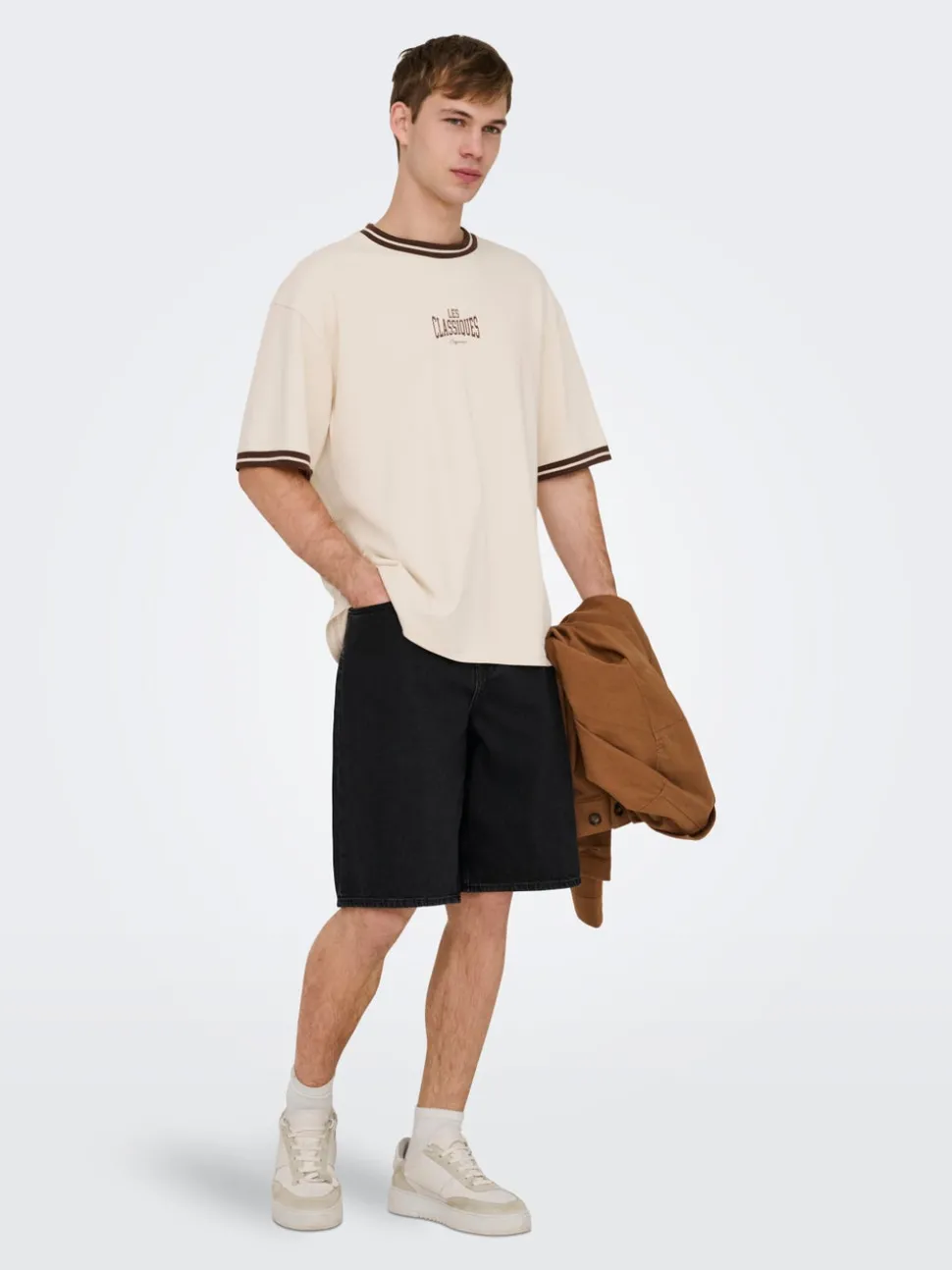 ONSREMI Middels høyt snitt Wide Leg Fit Shorts