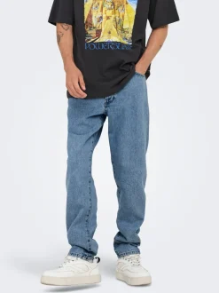 ONSTYE Høyt snitt Tapered Fit Jeans