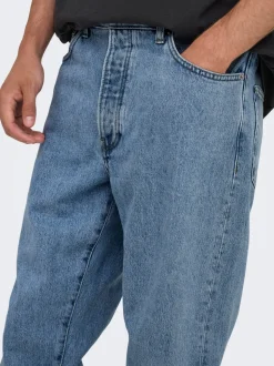 ONSTYE Høyt snitt Tapered Fit Jeans
