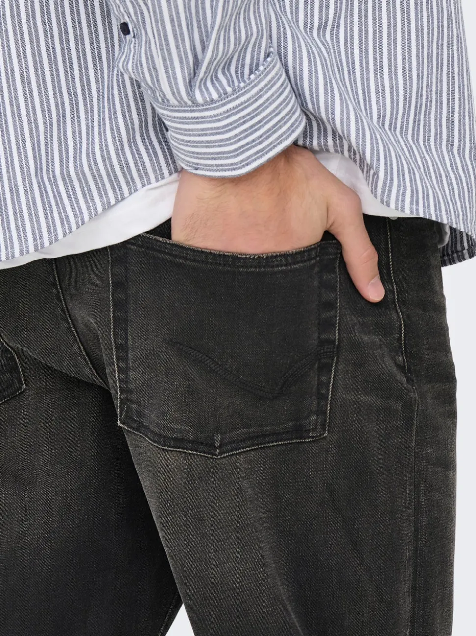 ONSWEFT Lavt snitt Regular Fit Jeans