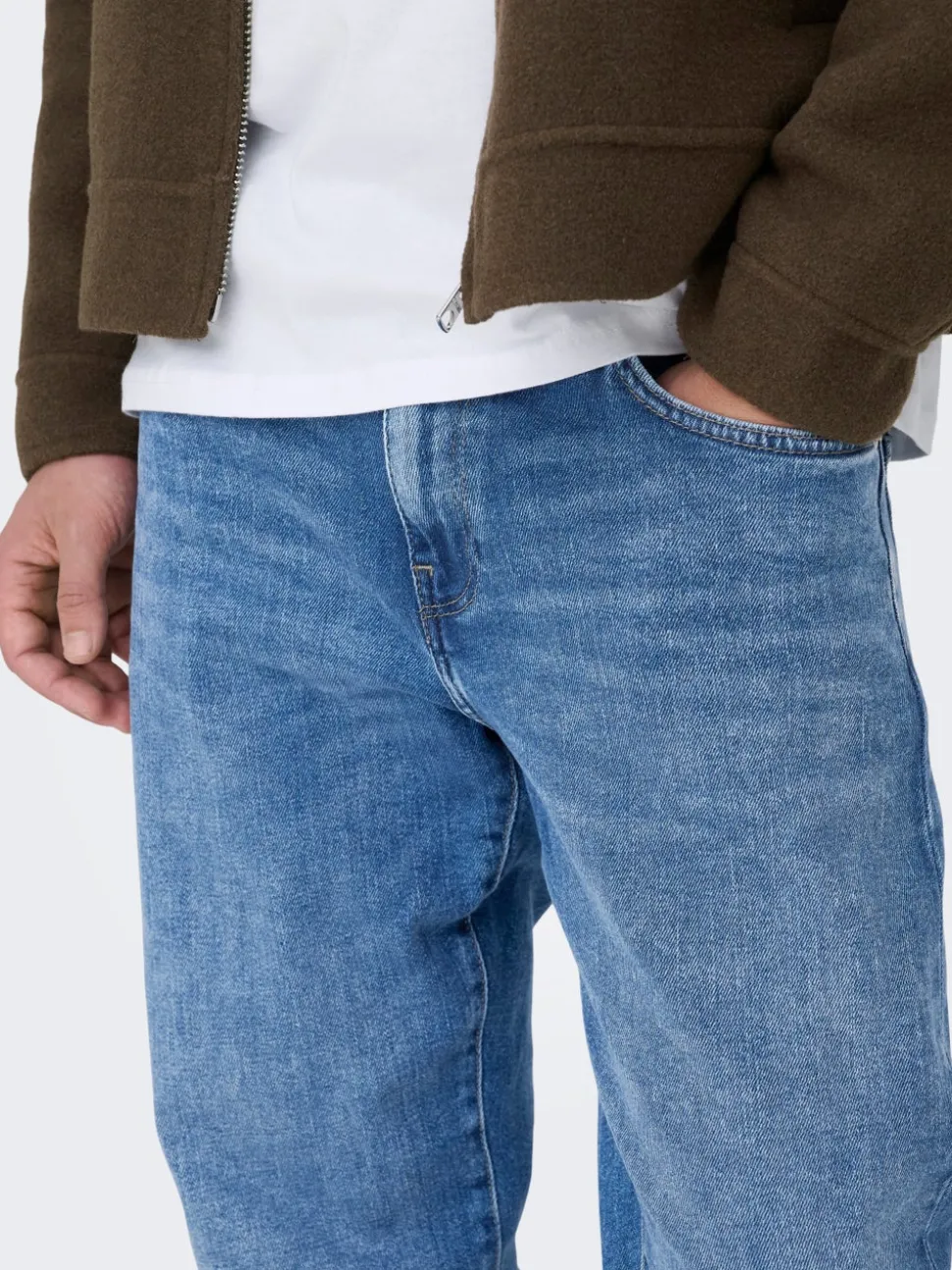 ONSWEFT Middels høy midje Regular Fit Jeans