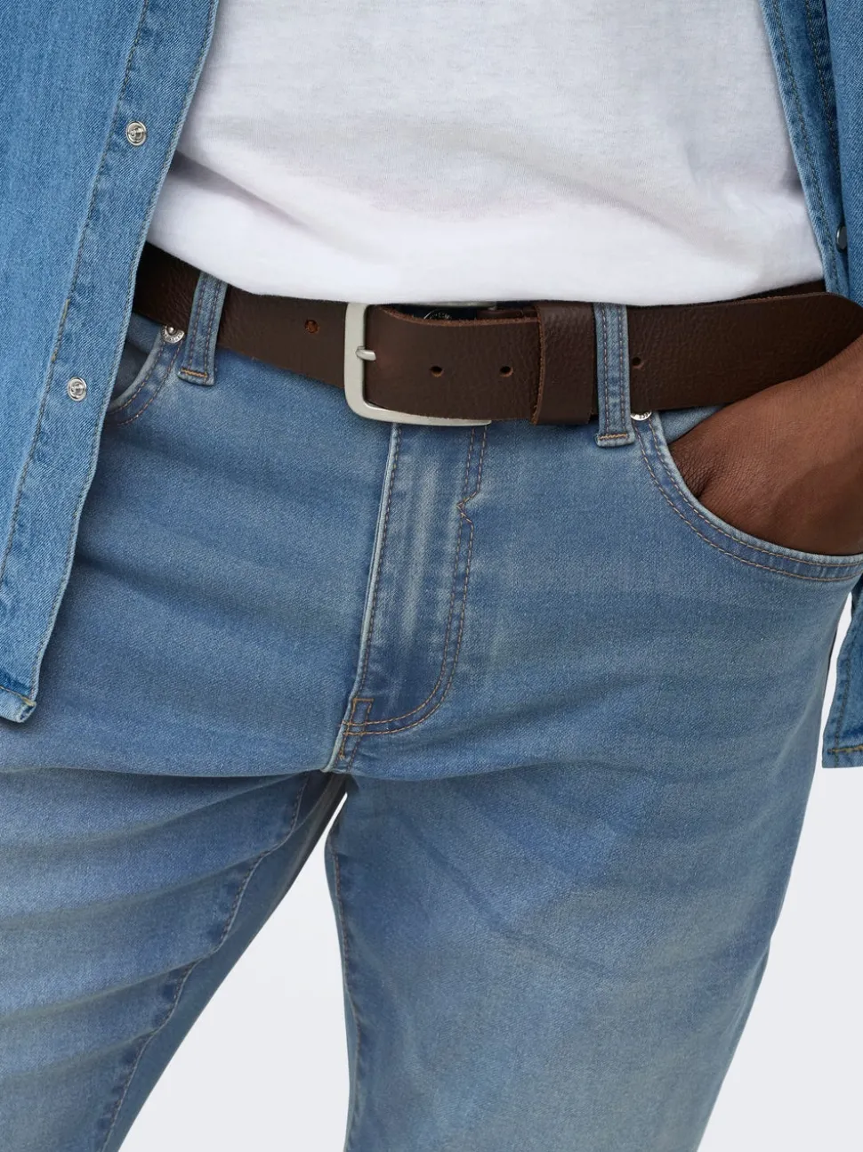 ONSWEFT Middels høyt snitt Regular Fit Jeans