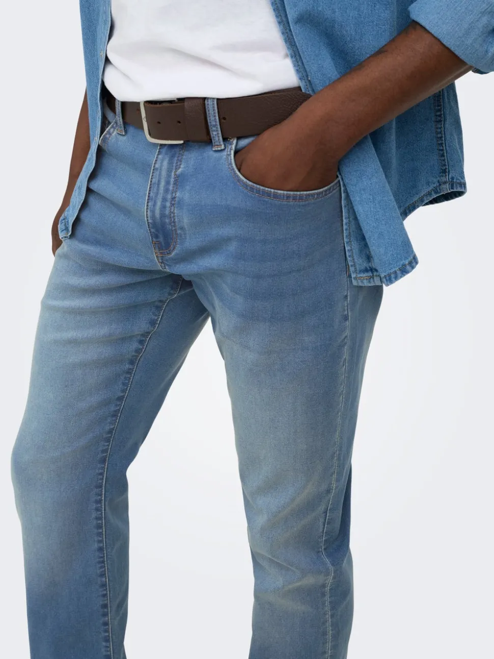 ONSWEFT Middels høyt snitt Regular Fit Jeans