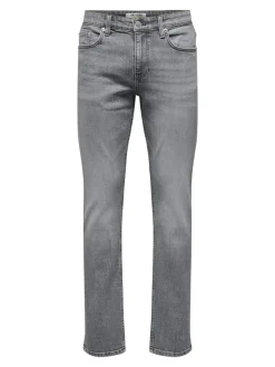 ONSWOLF Middels høyt snitt Regular Fit Jeans