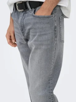 ONSWOLF Middels høyt snitt Regular Fit Jeans
