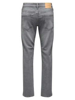 ONSWOLF Middels høyt snitt Regular Fit Jeans