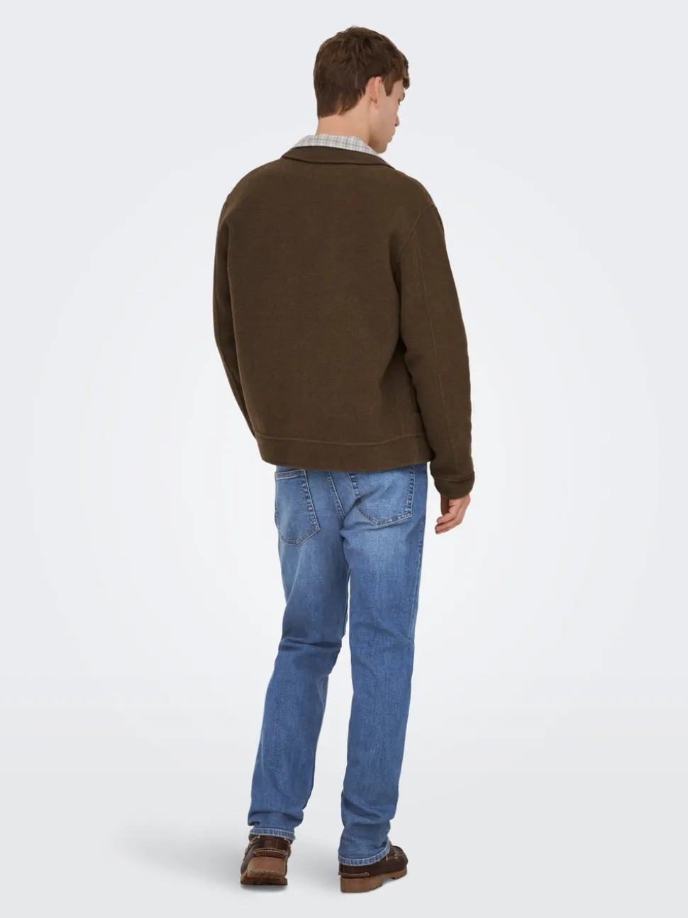ONSWOLF Middels høyt snitt Regular Fit Jeans