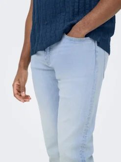 ONSWOLF Middels høyt snitt Regular Fit Jeans