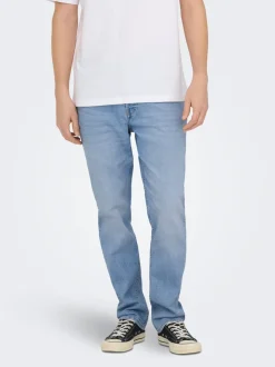 ONSYOKE Middels høy midje Tapered Fit Jeans
