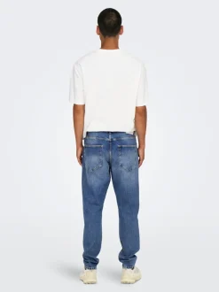 ONSYOKE Middels høy midje Cropped Fit Jeans