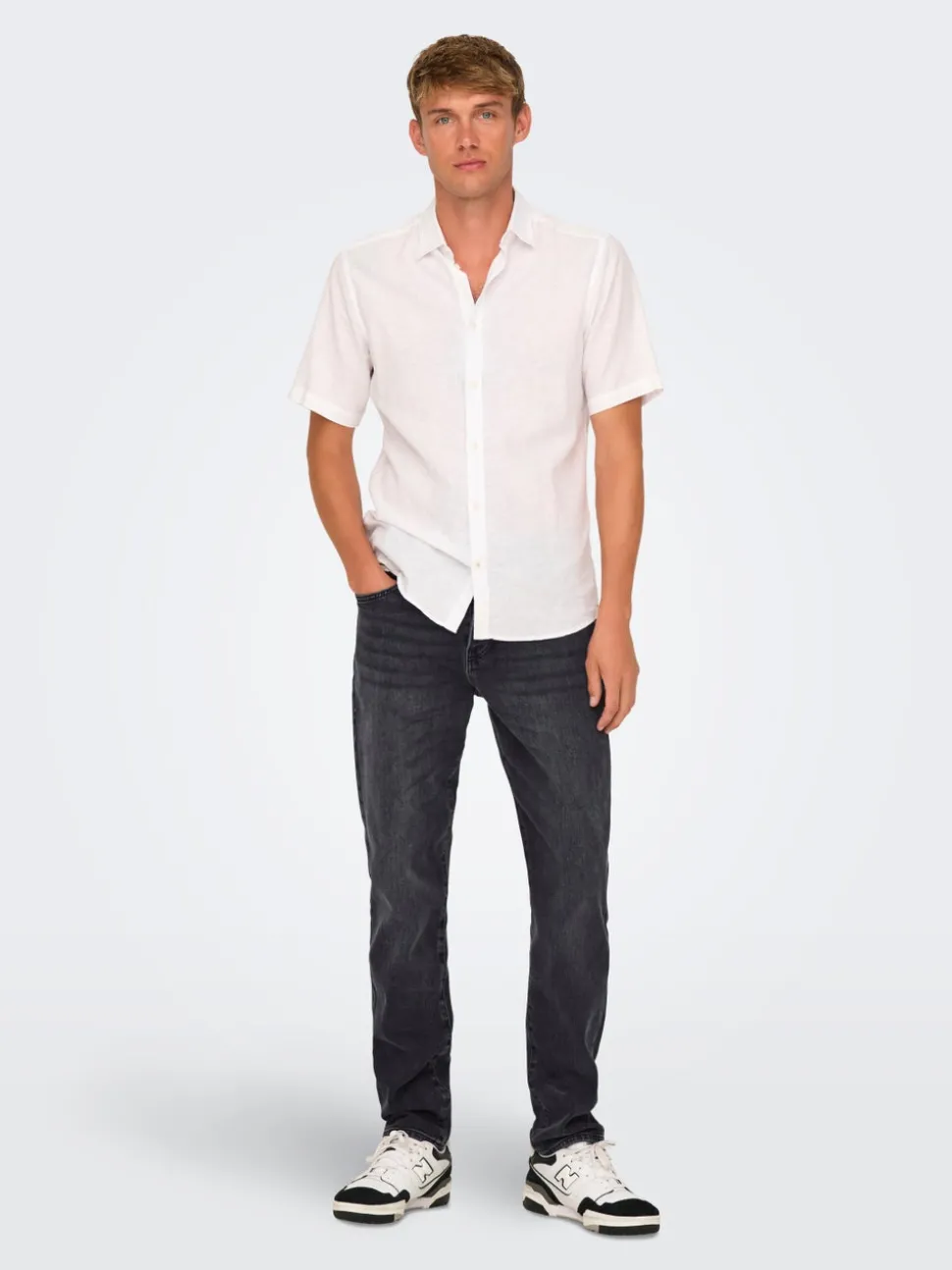 ONSYOKE Middels høy midje Tapered Fit Jeans
