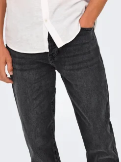 ONSYOKE Middels høy midje Tapered Fit Jeans