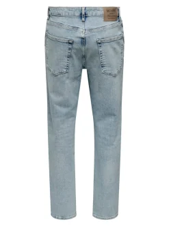 ONSYOKE Middels høyt snitt Tapered Fit Jeans