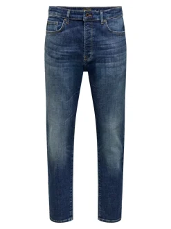 ONSYOKE Middels høyt snitt Tapered Fit Jeans