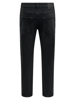 ONSYOKE Middels høyt snitt Tapered Fit Stretch Jeans