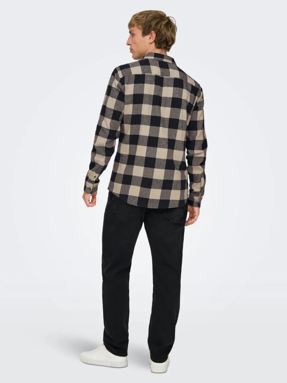 ONSYOKE Middels høyt snitt Tapered Fit Stretch Jeans