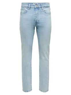 ONSYOKE Middels høyt snitt Tapered Fit Stretch Jeans