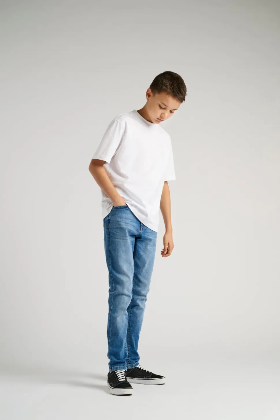 OSJYOKE Middels høyt snitt Tapered Fit Jeans