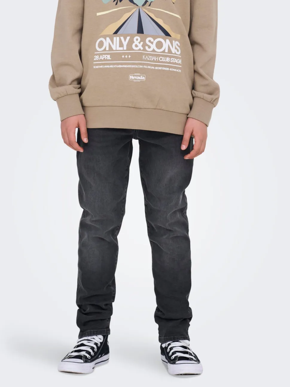 OSJYOKE Middels høyt snitt Tapered Fit Jeans