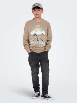 OSJYOKE Middels høyt snitt Tapered Fit Jeans