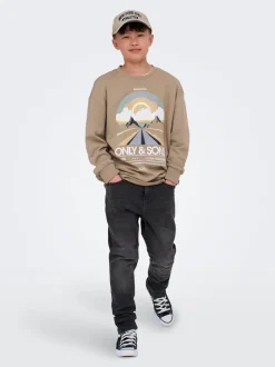 OSJYOKE Middels høyt snitt Tapered Fit Jeans